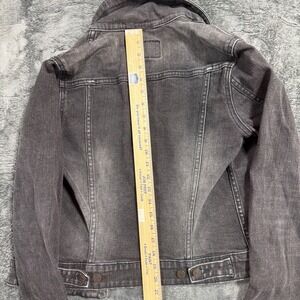 Levis Denim Trucker Jacket Womens Medium Faded Black 774041106